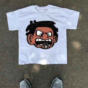 Manifiity daumo cartoon print tea shirt